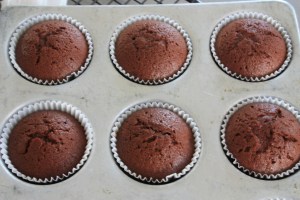 chocolate and banana cupcakes