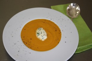 The carrot soup